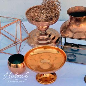 Hobnob Occasions Copper Decorative Pieces