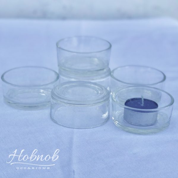 Hobnob Occasions Glass Tealight Holders